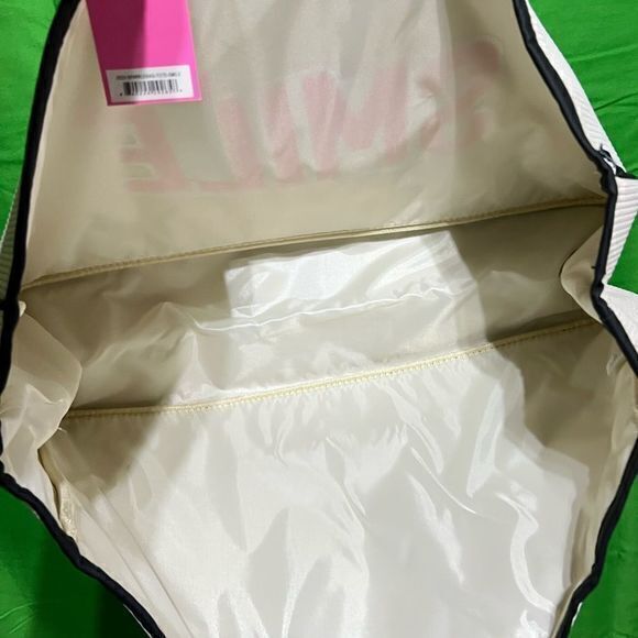 NWT Simply Southern “Smile” Corduroy Sparkle Tote Bag - Picture 6 of 6